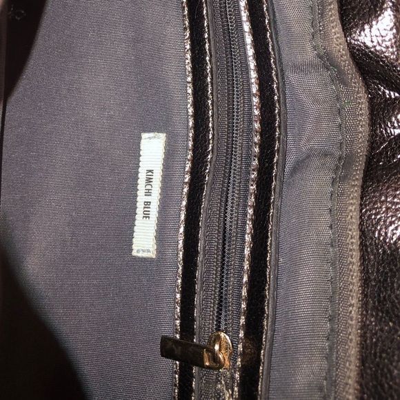 COPY - Kimchi Blue Metallic Envelope Clutch - Picture 4 of 4